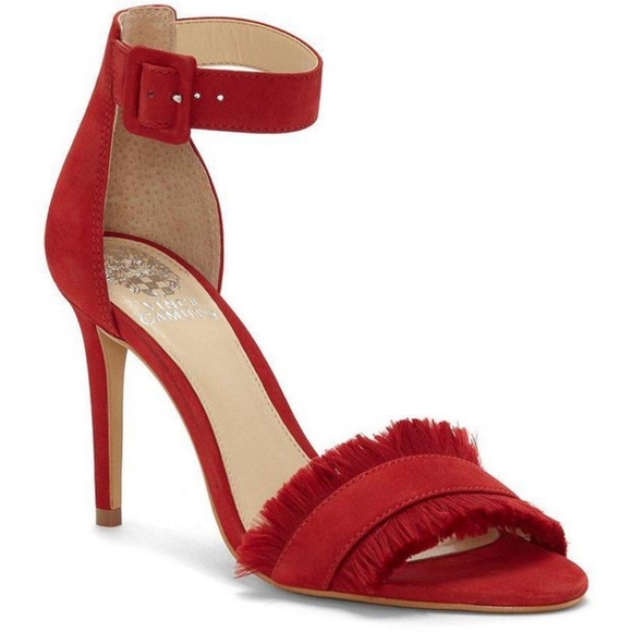 Vince Camuto Shoes - NEW Vince Camuto Red Leather Joshina Sandal Pump Vince Camuto Shoes - NEW Vince Camuto Red Leather Joshina Sandal Pump